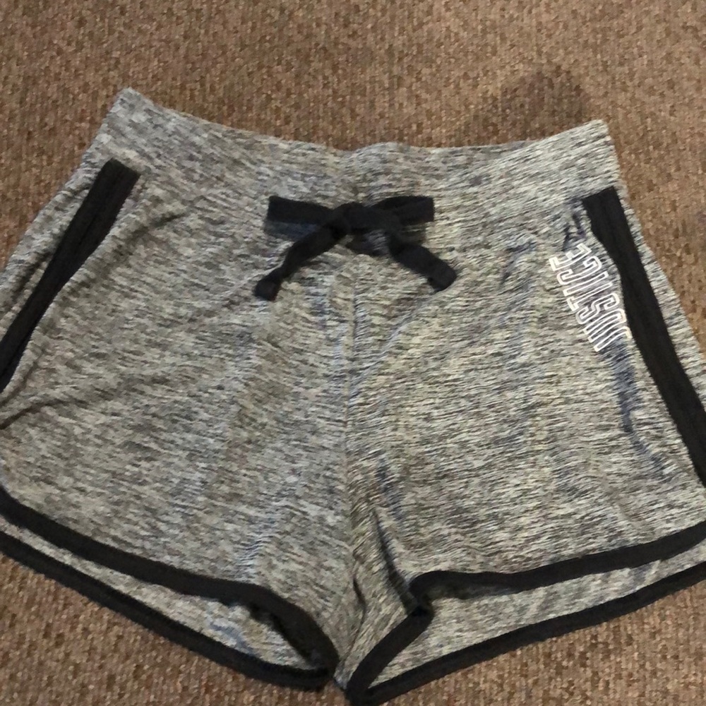 Justice girls size12 active cheer or running shorts